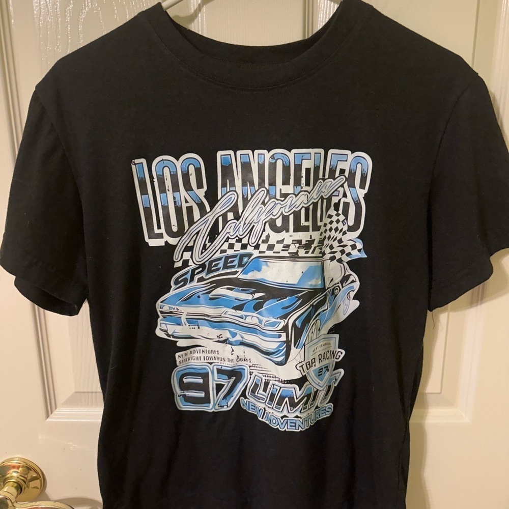 Black Los Angeles Graphic T-Shirt